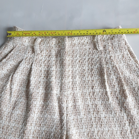 Anthropologie Avec Les Filles Tweed Pleated Shorts - Picture 11 of 15